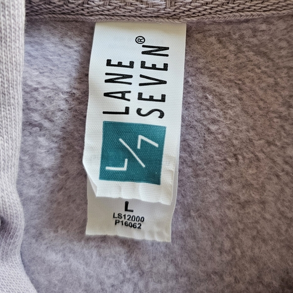 Lane Seven Cropped Chicago Hoodie, Size L - Picture 5 of 5